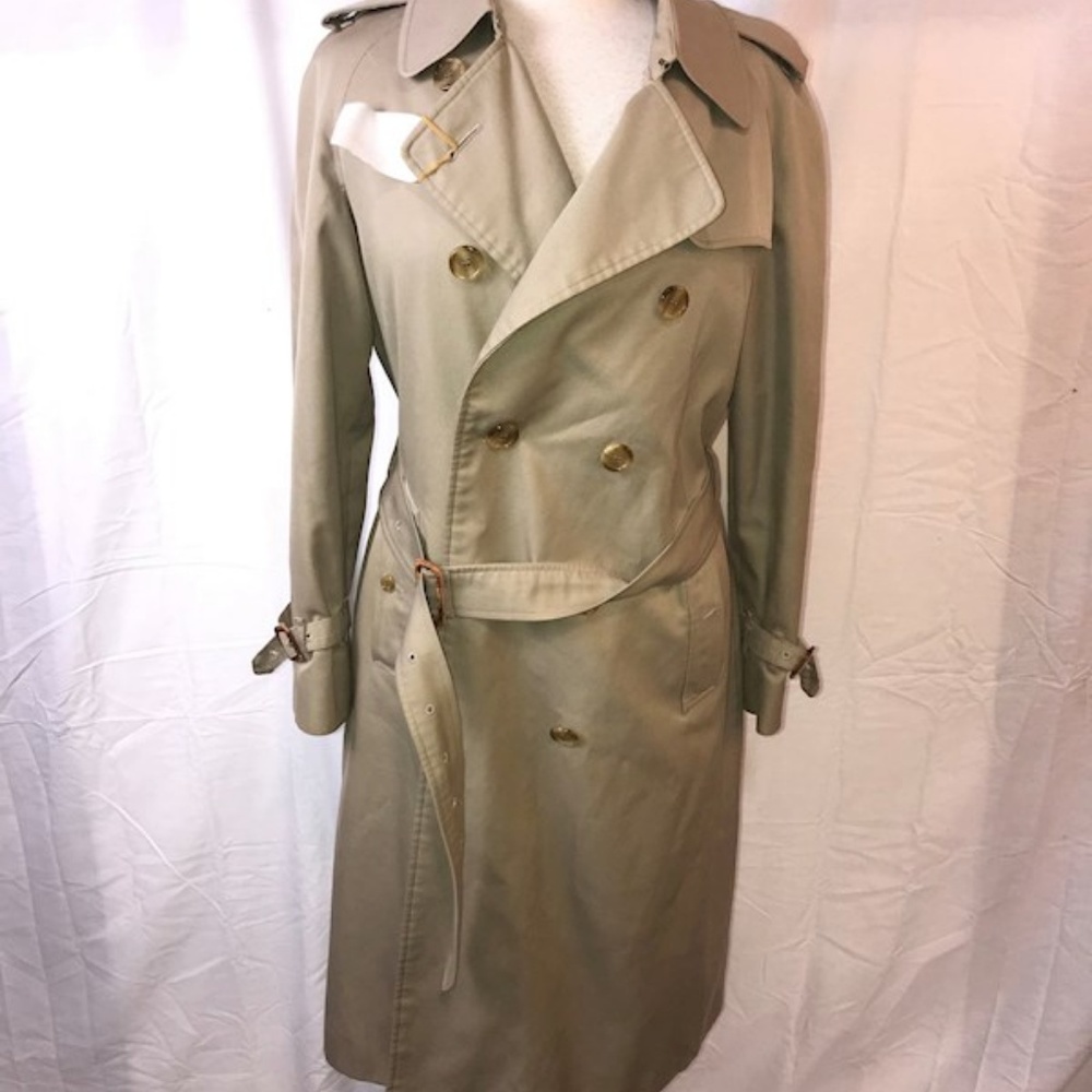 Authentic Women's Burberry Trench Coat Size 12 L